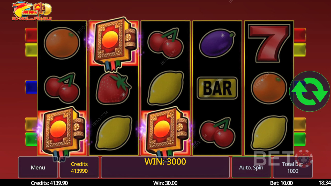 Big Max Books and Pearls Review by BETO Pokies