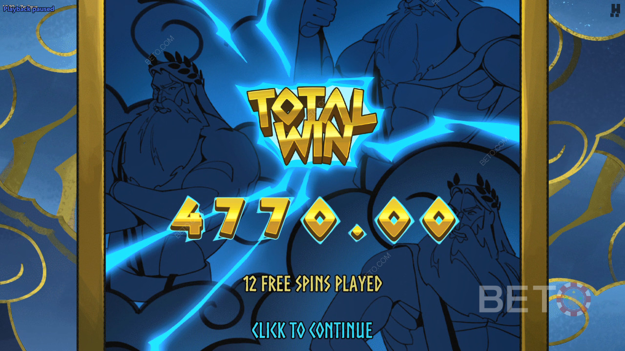 Win 10,000x Your Bet in the Ze Zeus Video Pokie!