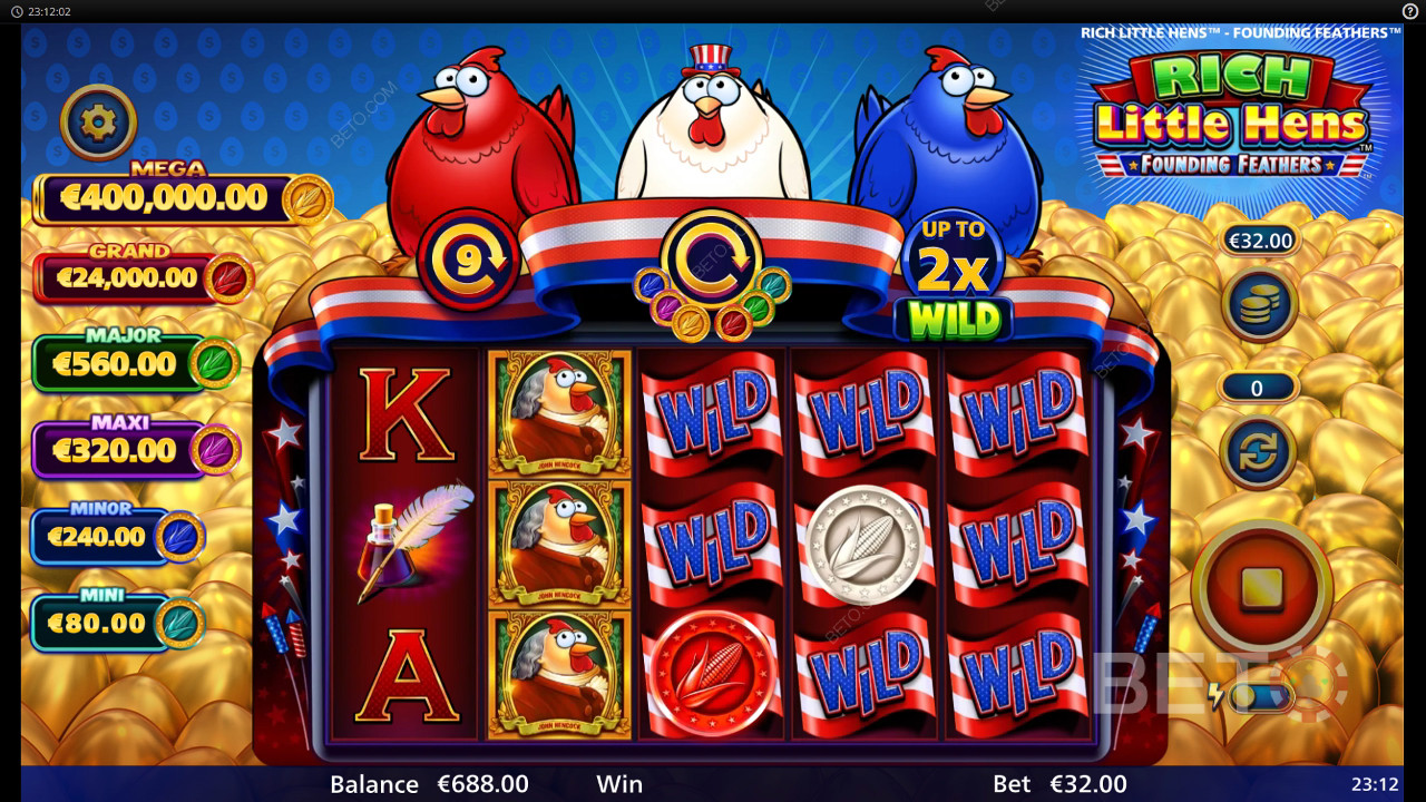 Rich Little Hens Founding Feathers Review by BETO Pokies