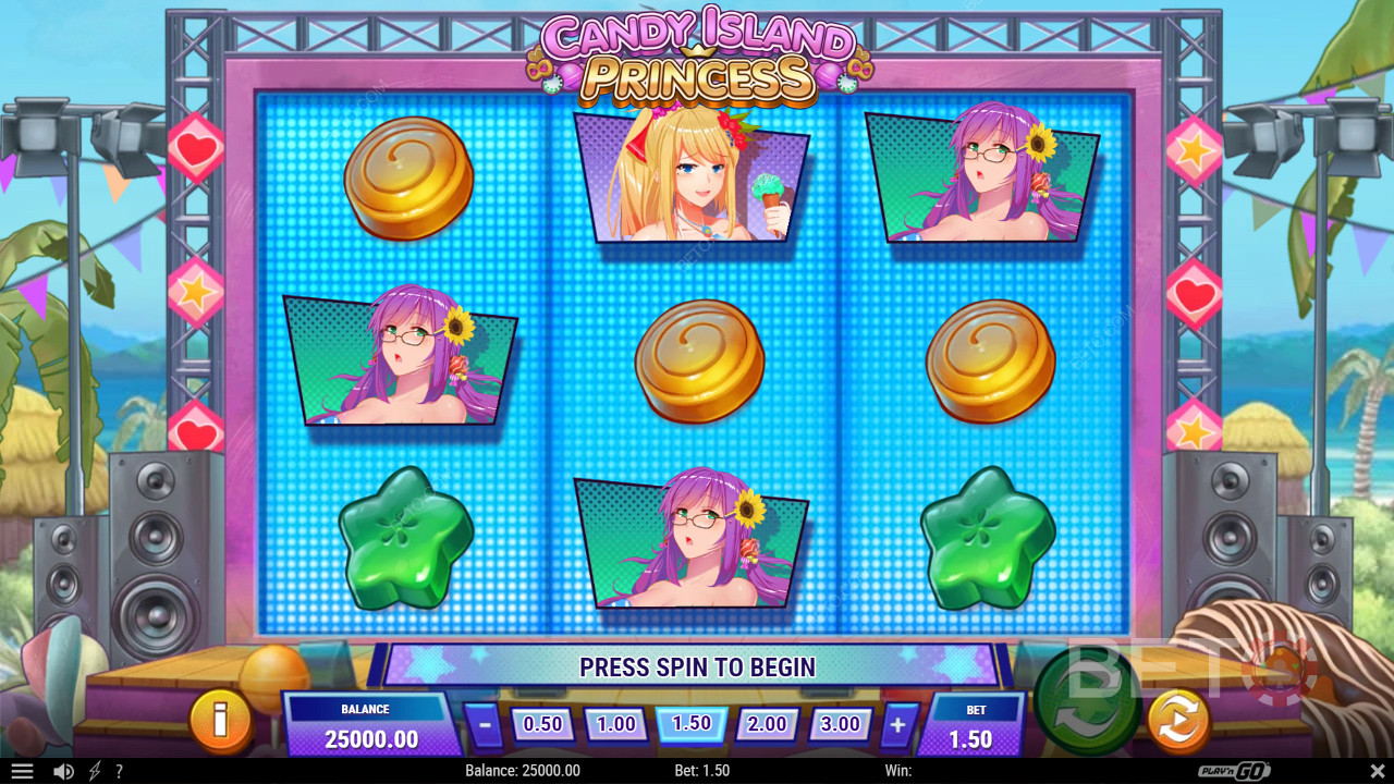 Sweet as graphics in Candy Island Princess