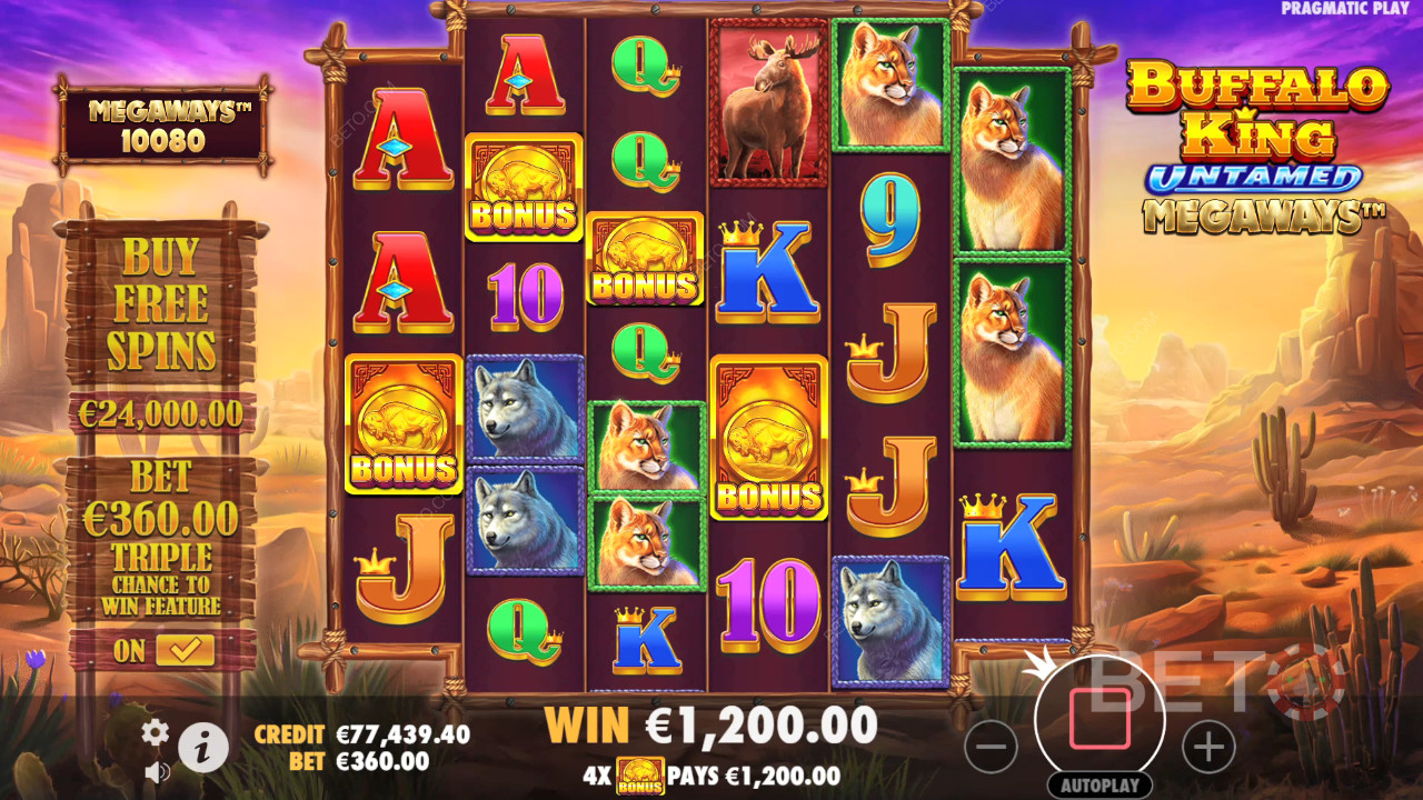 Buffalo King Untamed Megaways Review by BETO Pokie