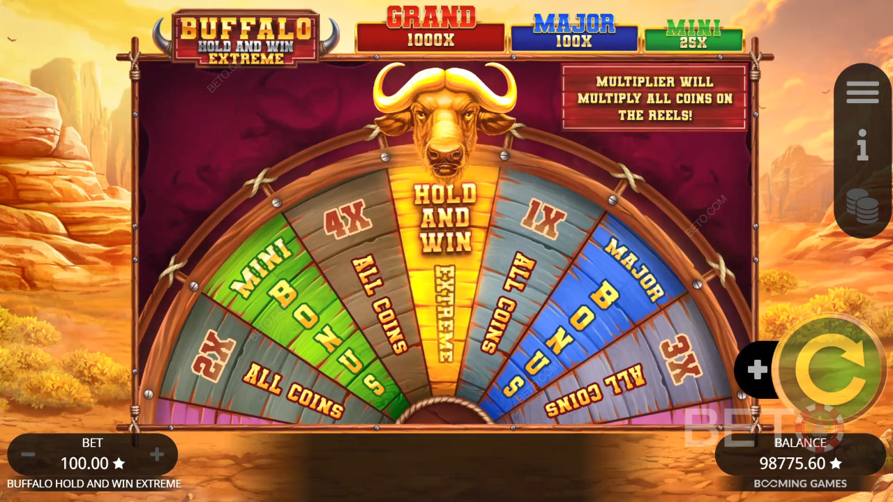 Buffalo Hold and Win Extreme Review by BETO Pokies