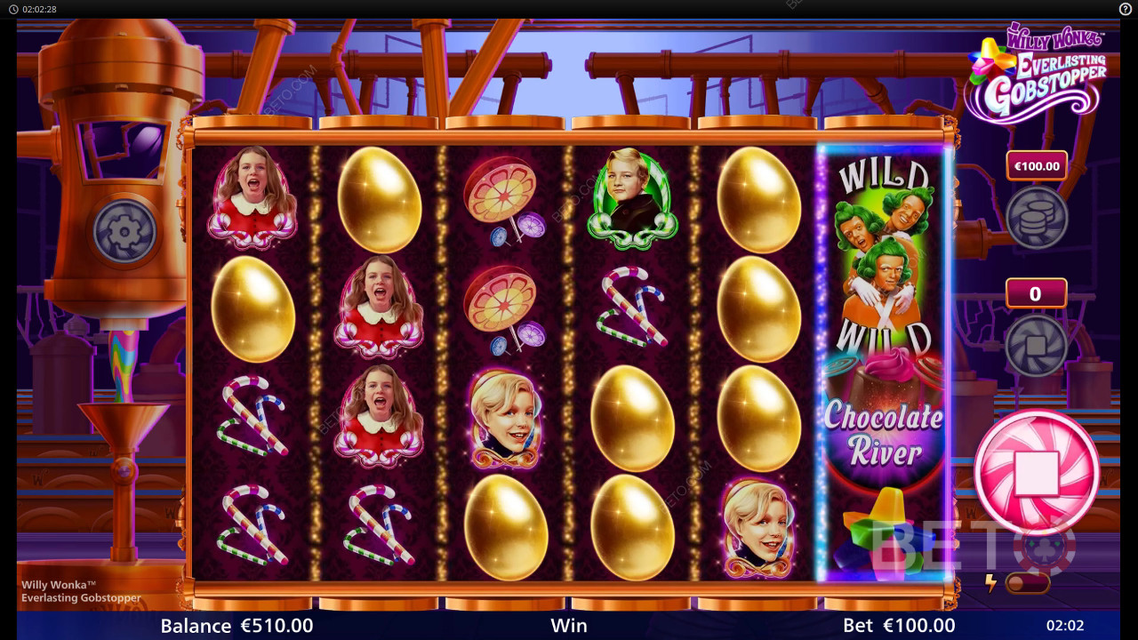 Willy Wonka Everlasting Gobstopper Free Play