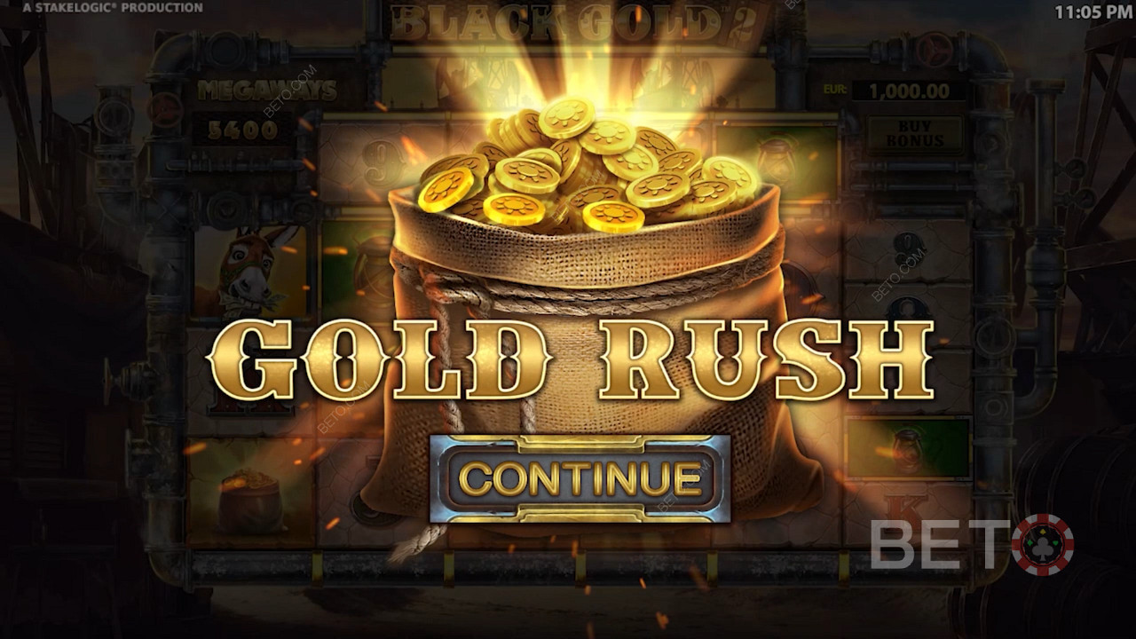 7 unique bonus modifiers unlock during the Gold Rush feature
