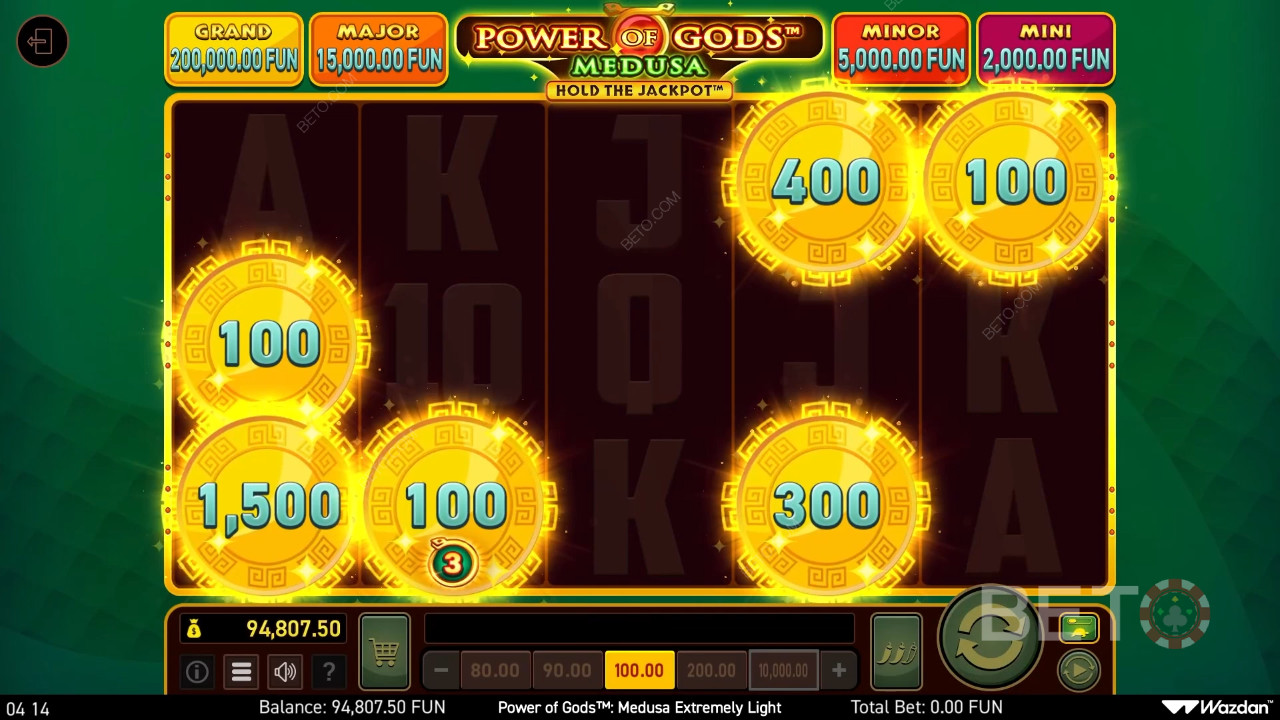Power of Gods: Medusa Extremely Light Review by BETO Pokie
