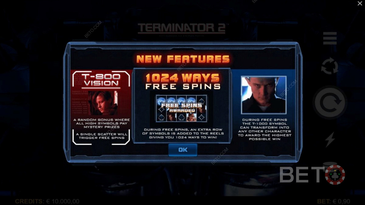 T-800 Vision Mode, free spins, and a morphing symbol set to deliver major payouts