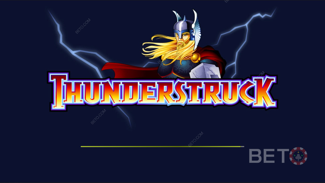 Moody opening scene of Thunderstruck