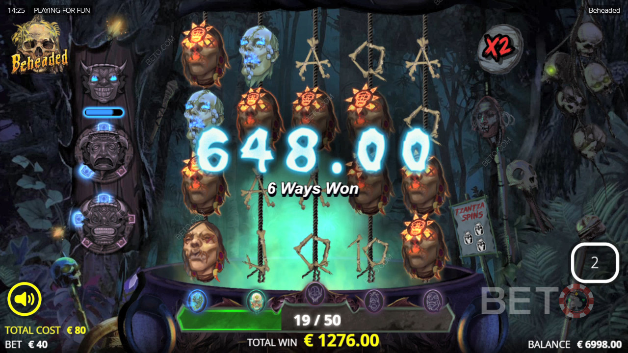 Score 15,950x Your Wager in the Beheaded Online Pokie!