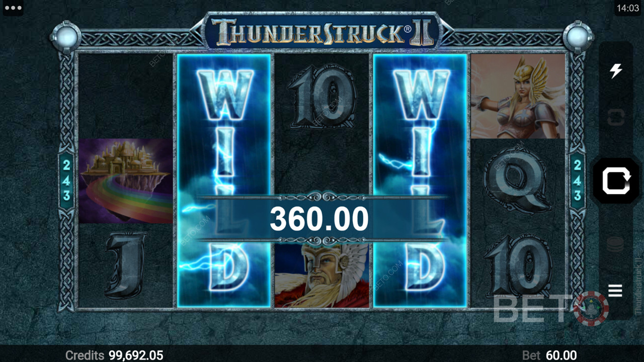 Scoring big on the Thunderstruck II pokie