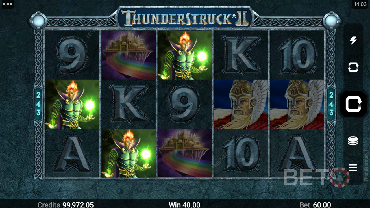 Top-notch picture symbols in Thunderstruck II