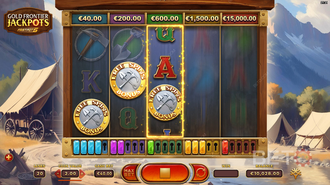 Gold Rush Jackpots FastPot5 Review by BETO Pokies