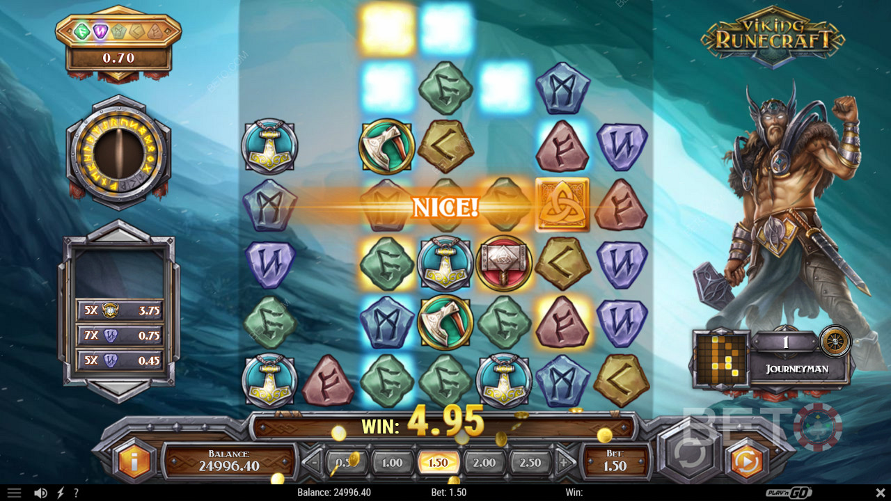 Mighty tumbling reels mechanic