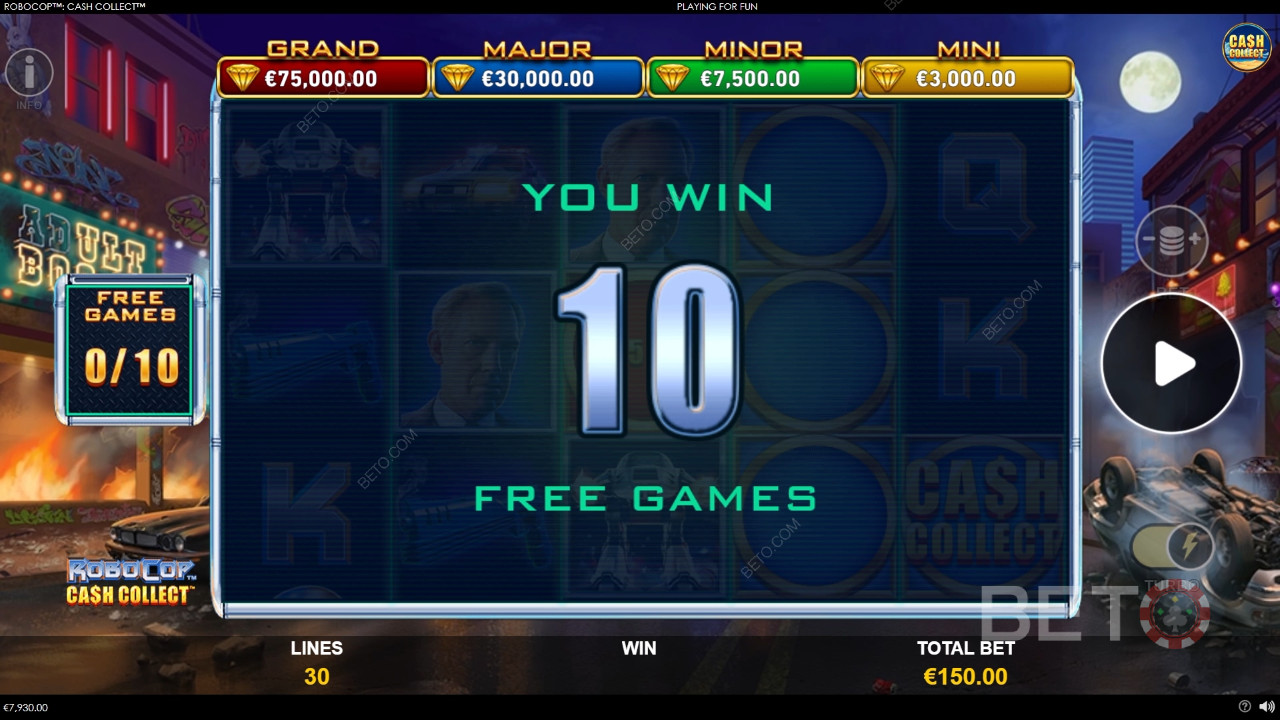 Kiwi Guide to RoboCop: Cash Collect Bonus Features
