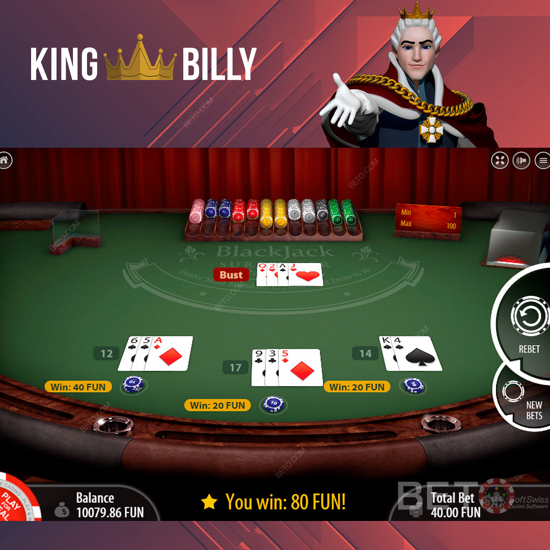 Play Classic Pokies and More at King Billy Casino