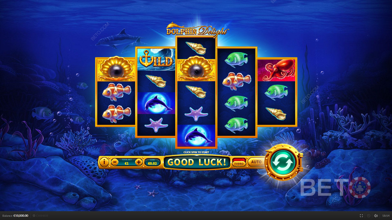 Dive into a marine escapade with Dolphin Delight pokie