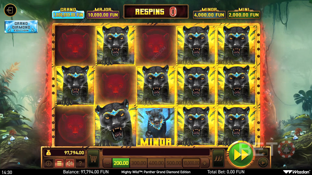 Mighty Wild: Panther Grand Diamond Edition Review by BETO Pokies