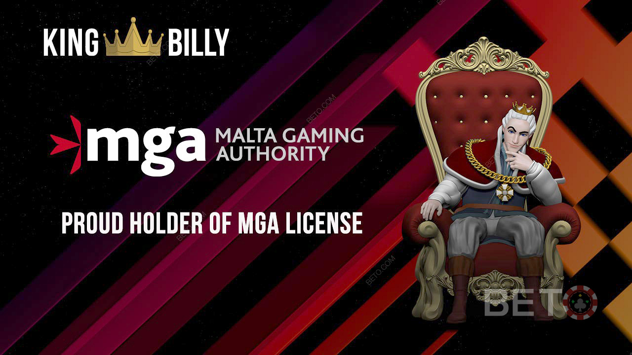 King Billy Casino: Licenced by Malta Gaming Authority