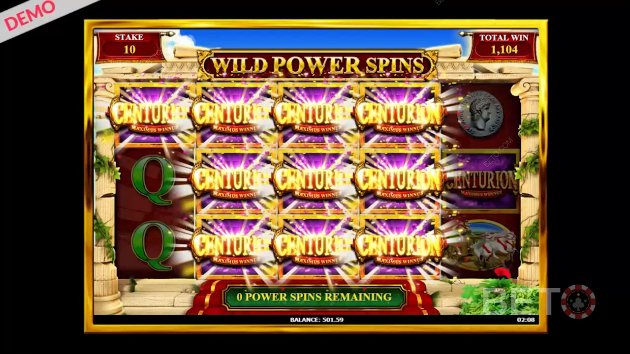 Scoring a sweet win in Slingo Centurion