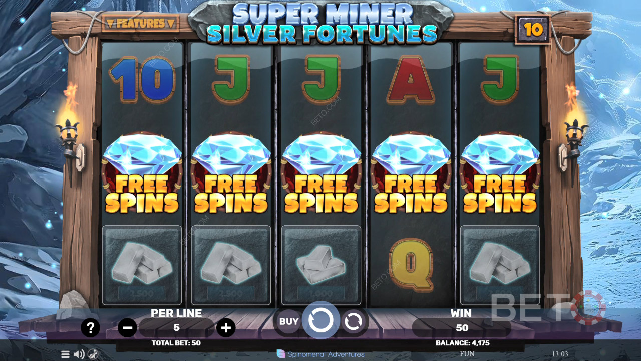 Super Miner Silver Fortunes Free Play