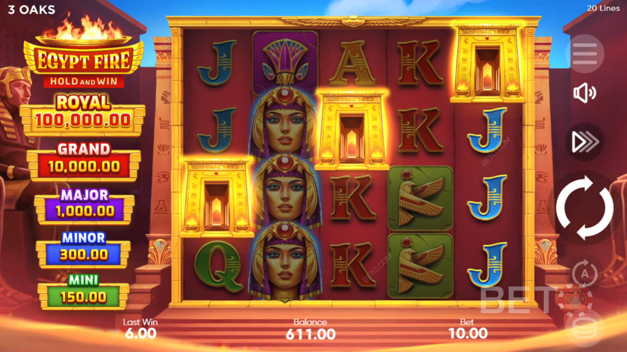 Egypt Fire Review by BETO Pokies