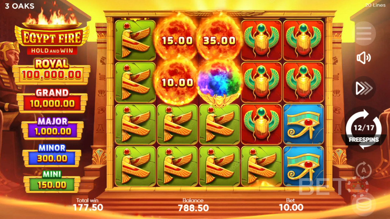 Kiwi Guide to Egypt Fire Bonuses by 3 Oaks Gaming