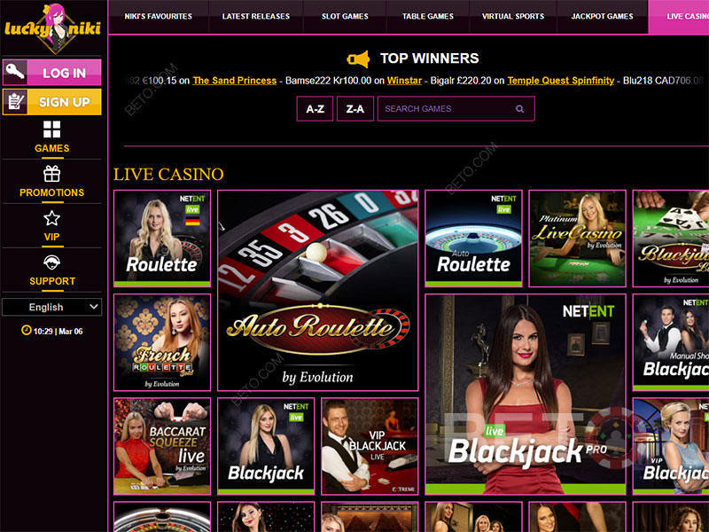 Lucky Niki casino is a top-notch online pokie site. Grab your first deposit bonus.