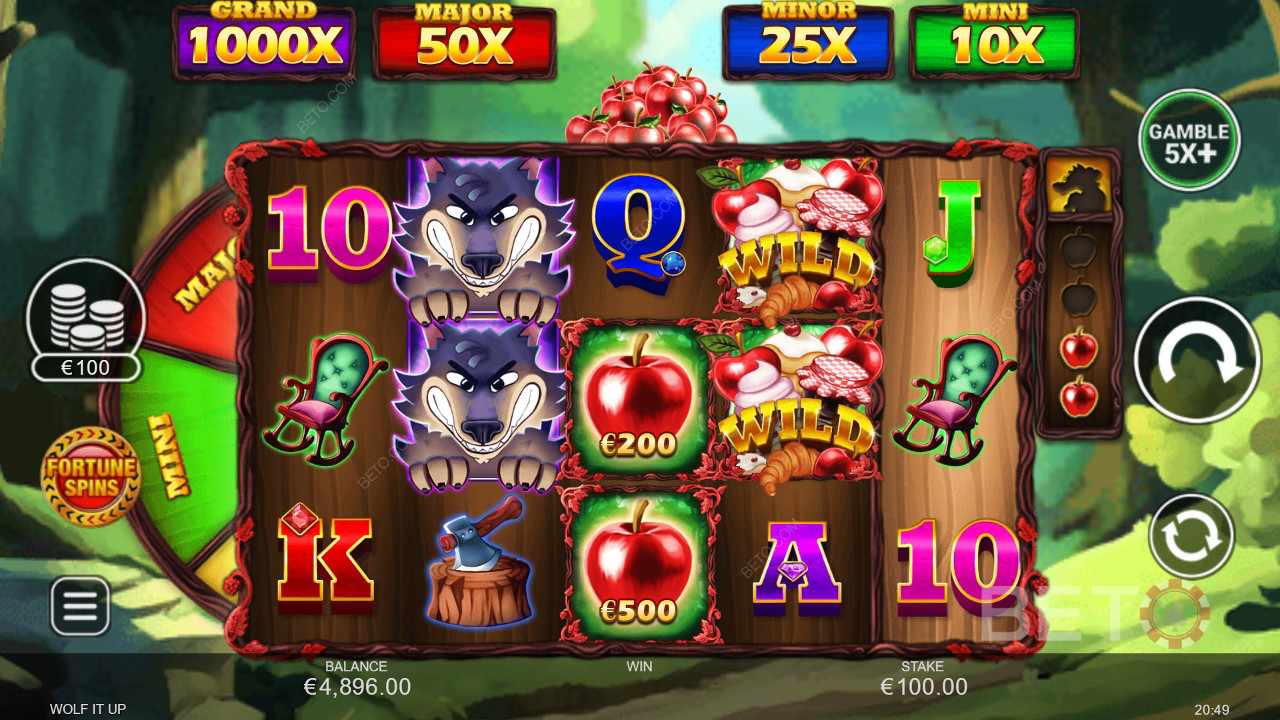 Bonus Features Unpacked in Wolf It Up by Inspired Gaming