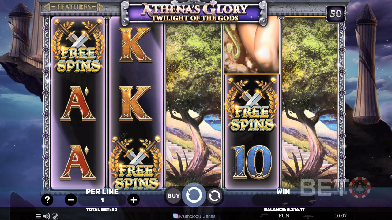 Athena's Glory – Twilight of the Gods Free Play