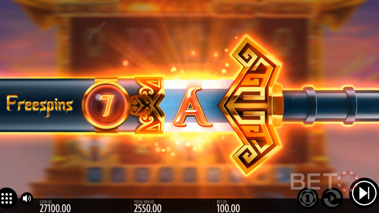 Scoring Free Spins in Sword Of Khans - Battle for Glory