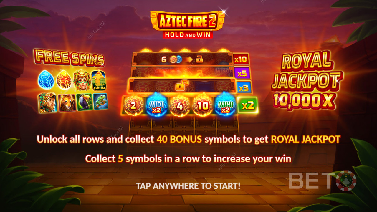 Aztec Fire 2 by 3 Oaks Gaming: Bonus Features Breakdown