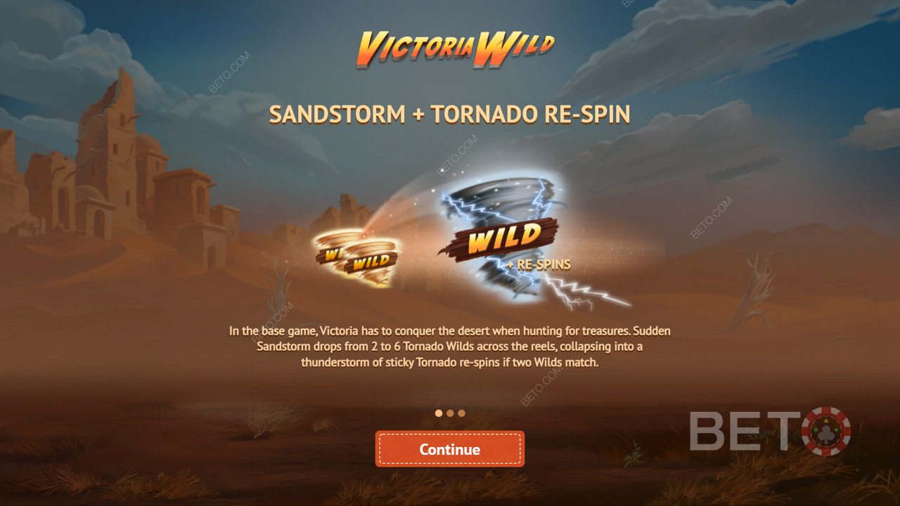 Discover epic features in Victoria Wild pokie