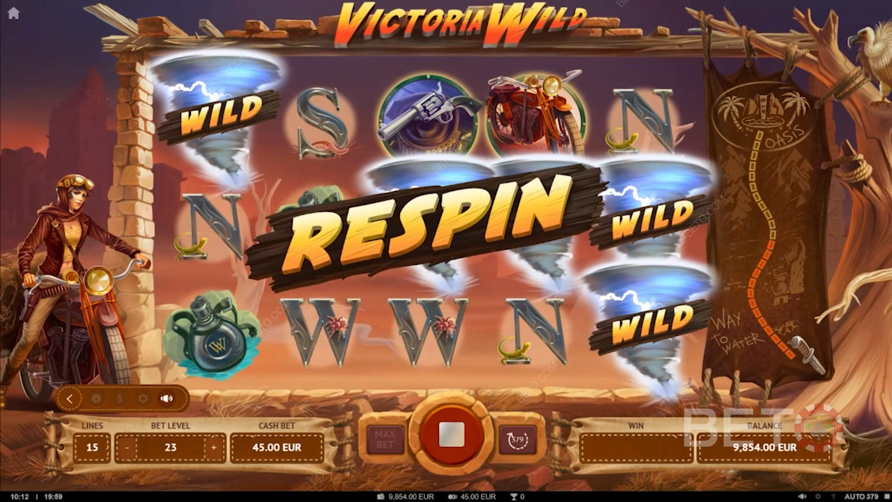 Victoria Wild pokie with unique Free Spins and a special bonus feature
