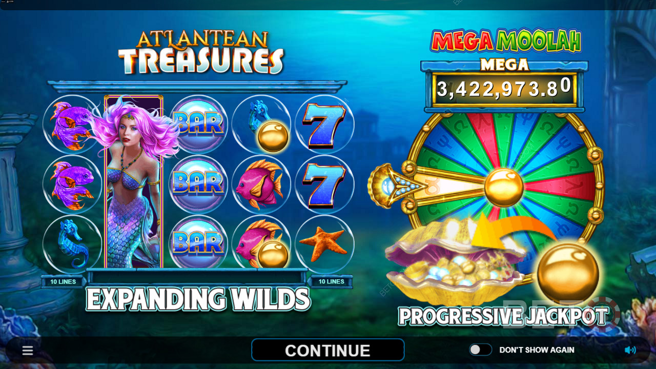 Snag 3 Golden Pearl Triggers and spin the Jackpot Wheel for massive wins