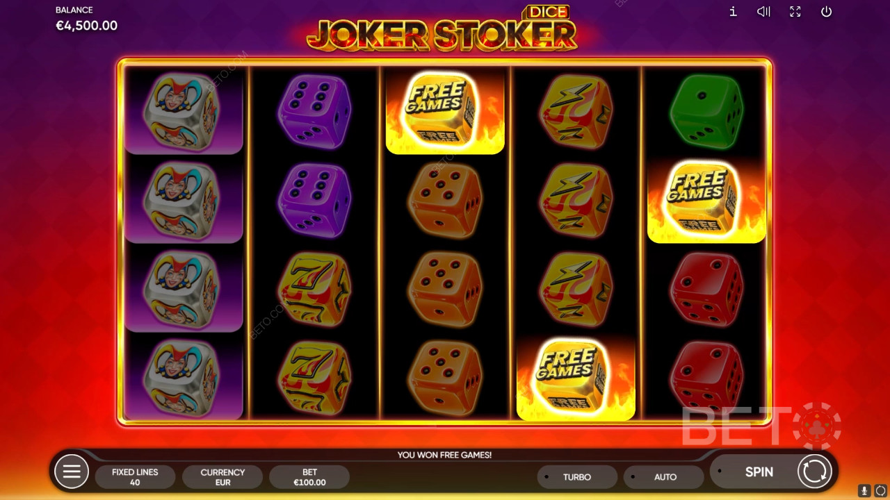 Joker Stoker Dice Free Play