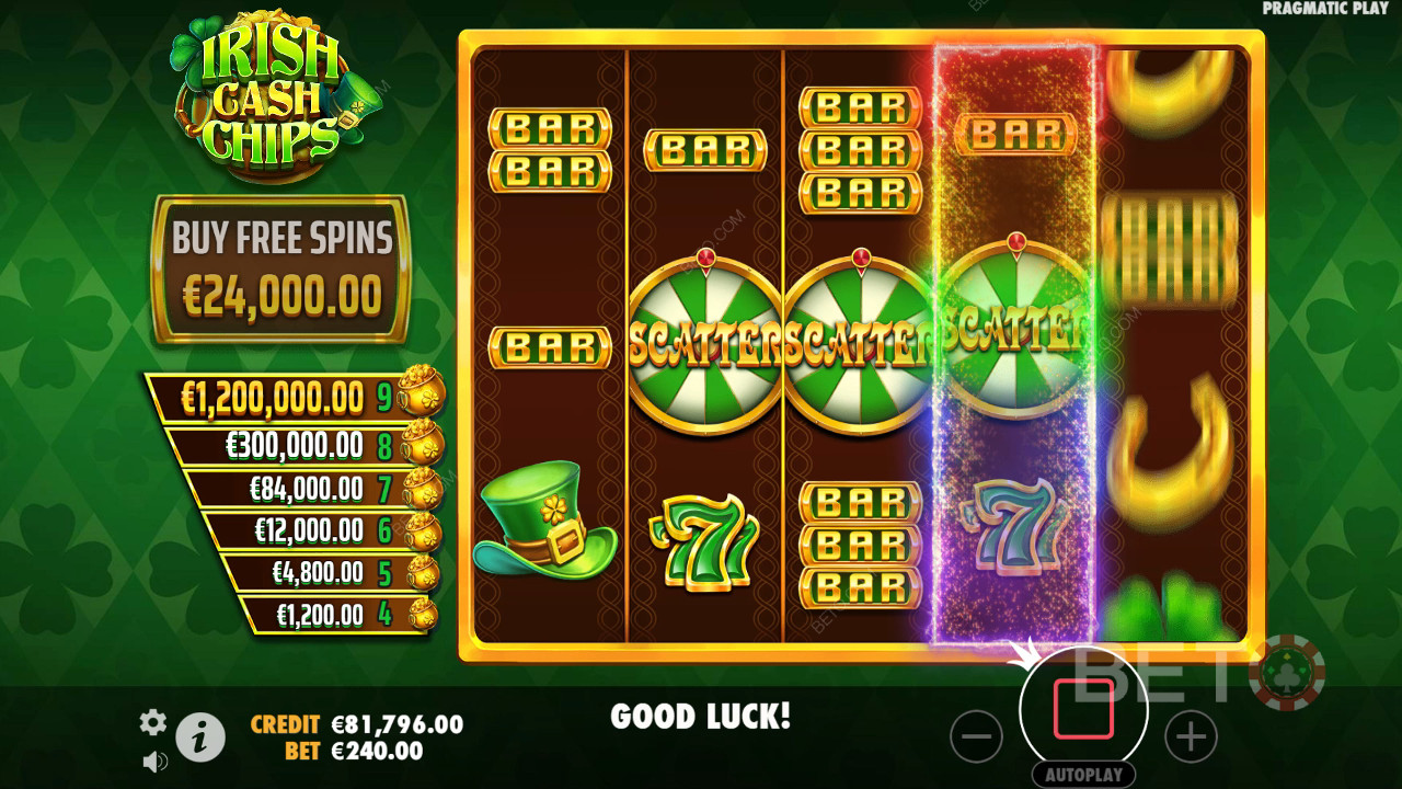 Irish Cash Chips Free Play