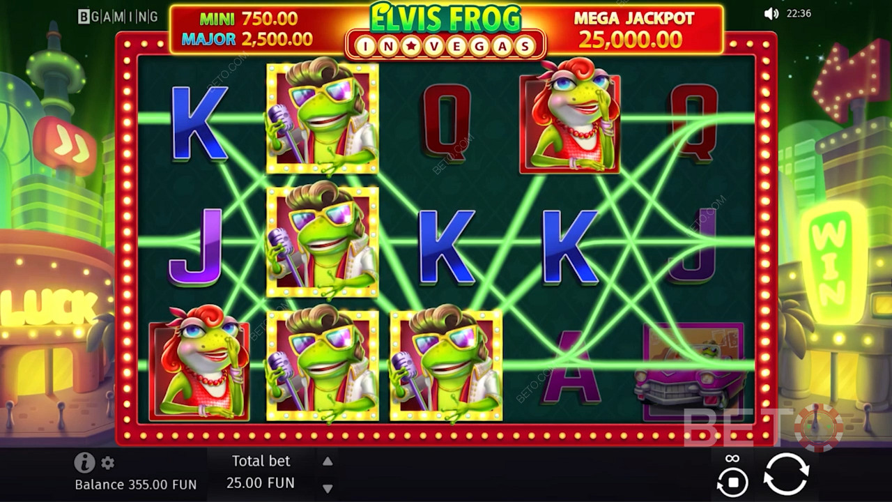 Kiwi Frog symbols might score you sweet payouts up to 500x your bet