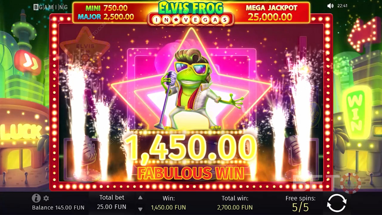 Become the next big Kiwi star of Vegas in the new Elvis Frog Pokie