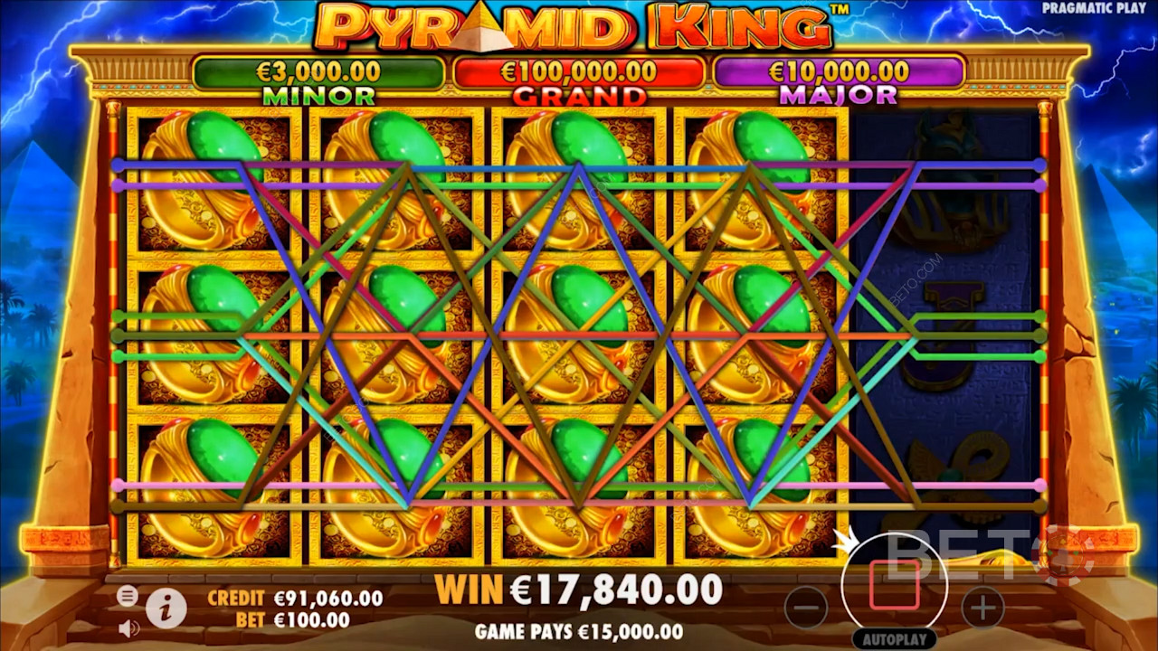 Spin for a shot at Jackpot wins up to 1,000x your wager