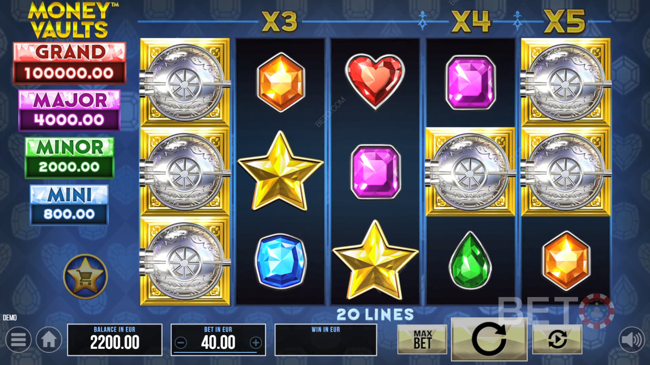 Money Vaults Free Play