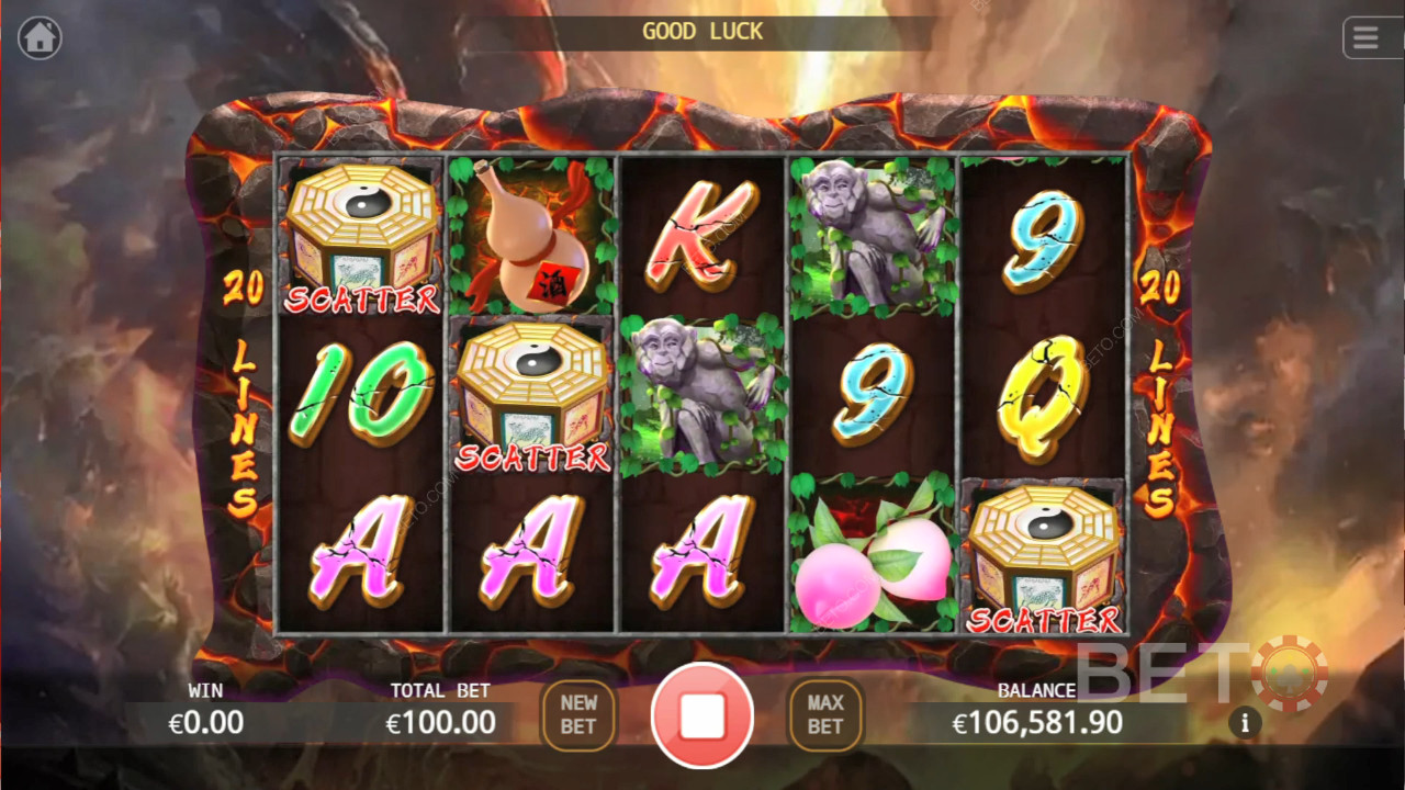 Monkey King Pokies at BETO Pokie