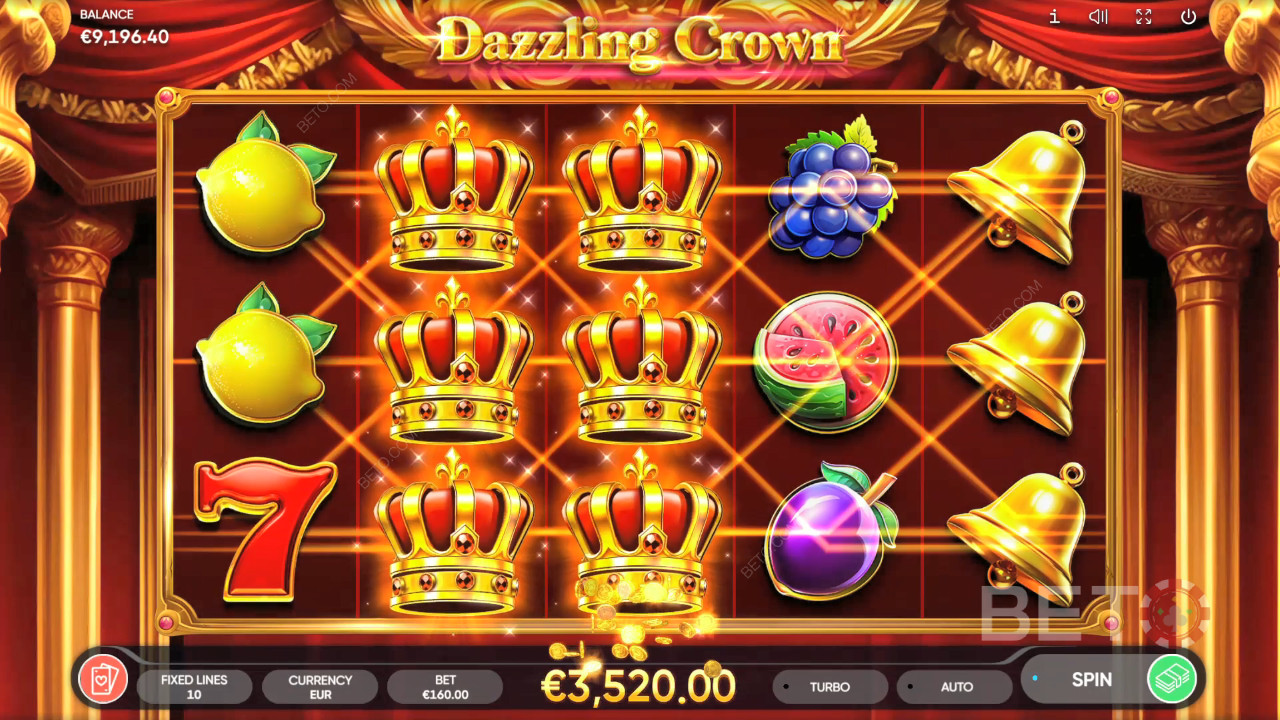 Dazzling Crown Review by BETO Pokies