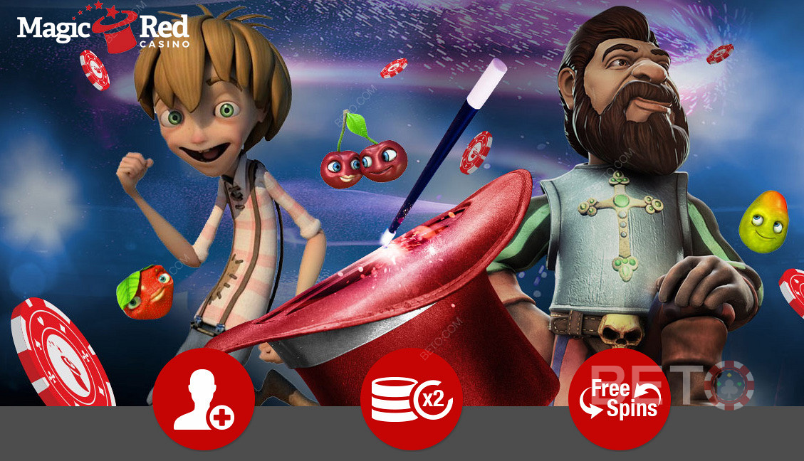 Loyalty rewards at Magic Red online casino