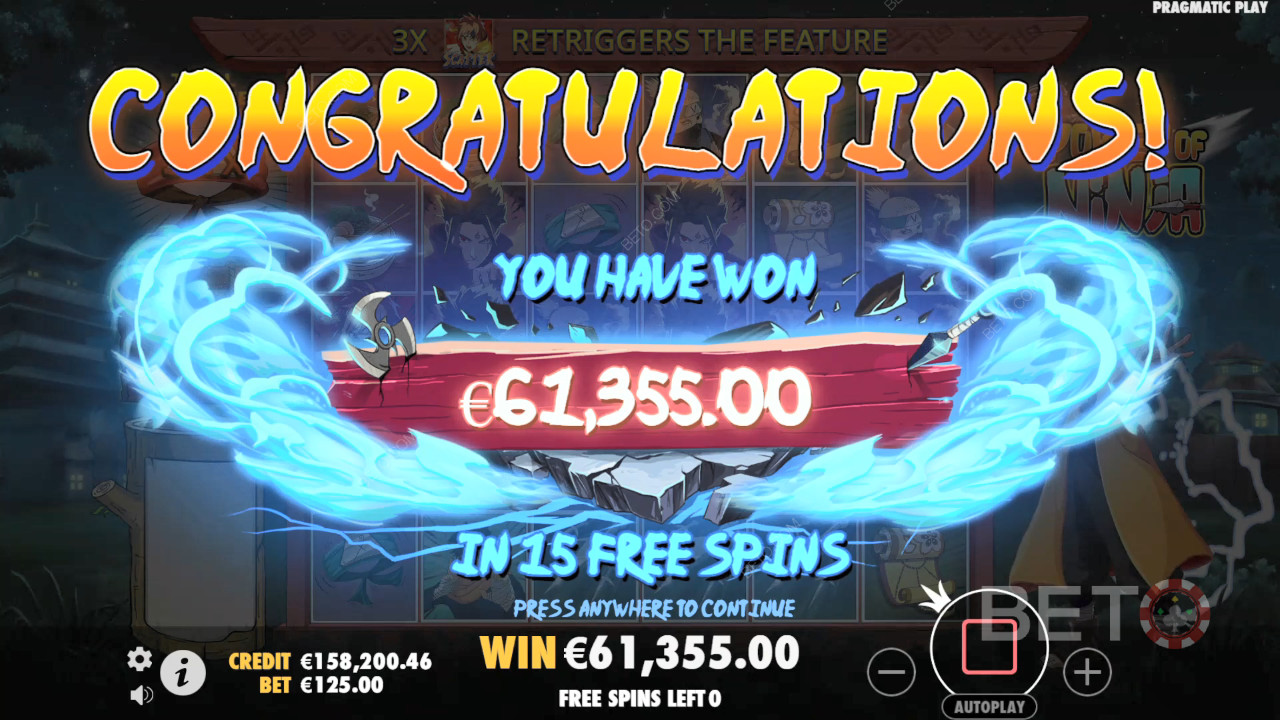 Score 5,000x Your Wager in the Power of Ninja Pokie!