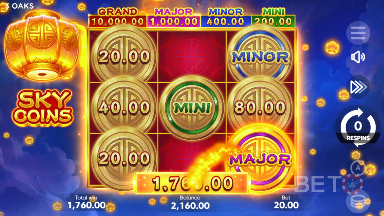 Sky Coins Review by BETO Pokies