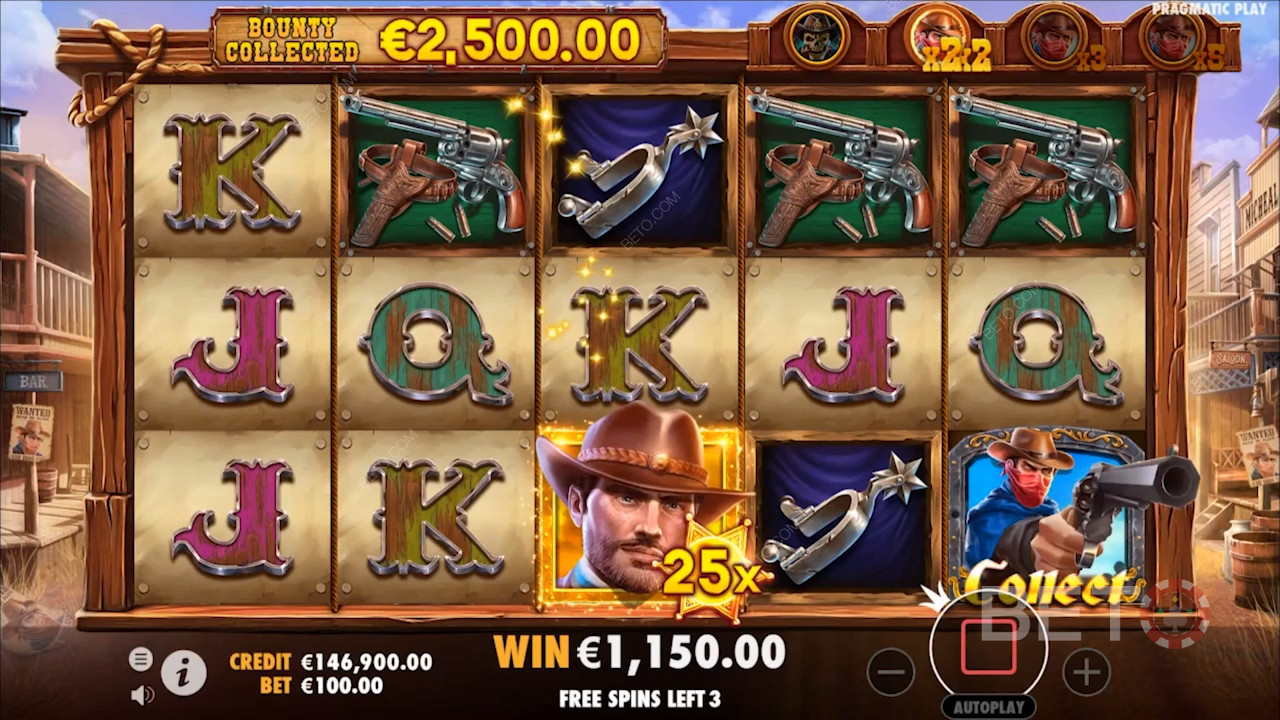 Spin for a shot at cash prizes up to 6,065x your wager