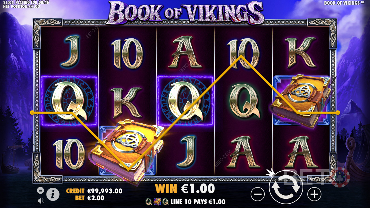 The Book of Magic symbol serves as both Wild and Scatter in this pokie