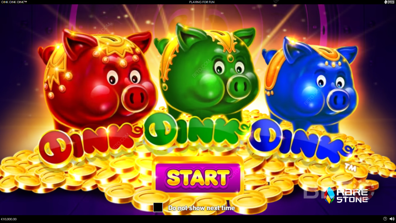 Bag 2,000x Your Stake in the Oink Oink Oink Video Pokie!