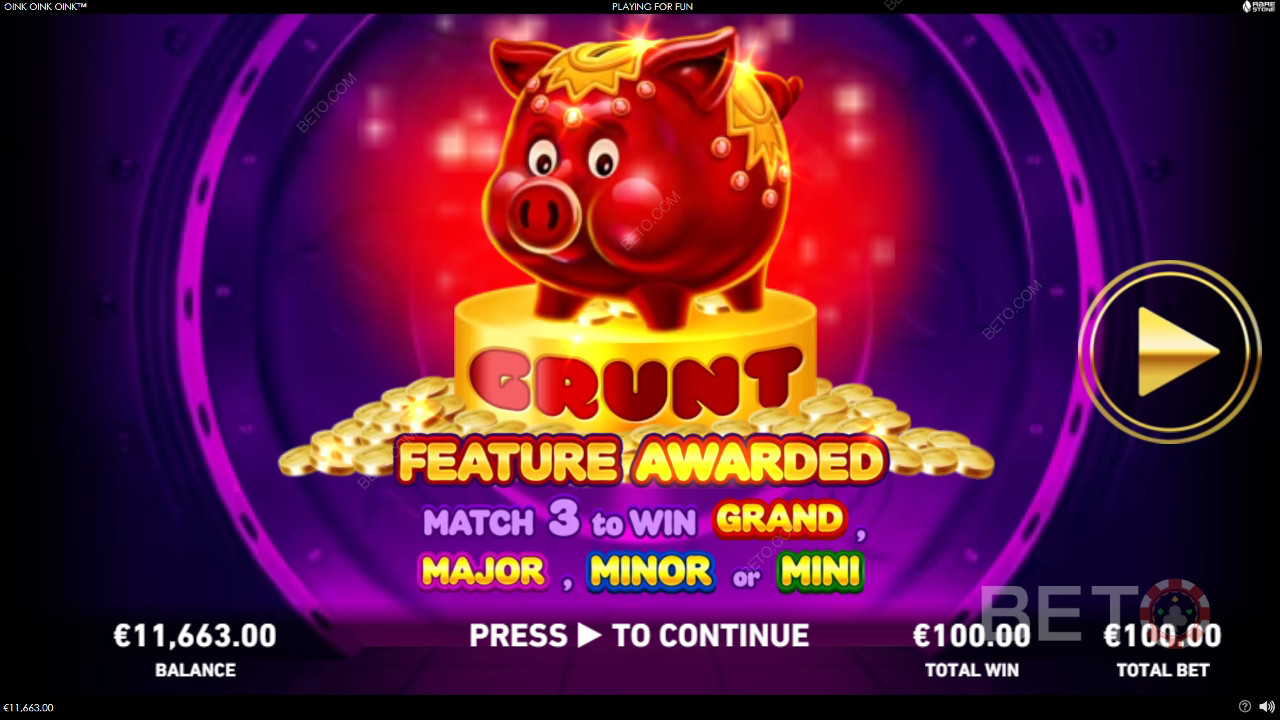 Bonus Features Breakdown in Oink Oink Oink by Rarestone Gaming