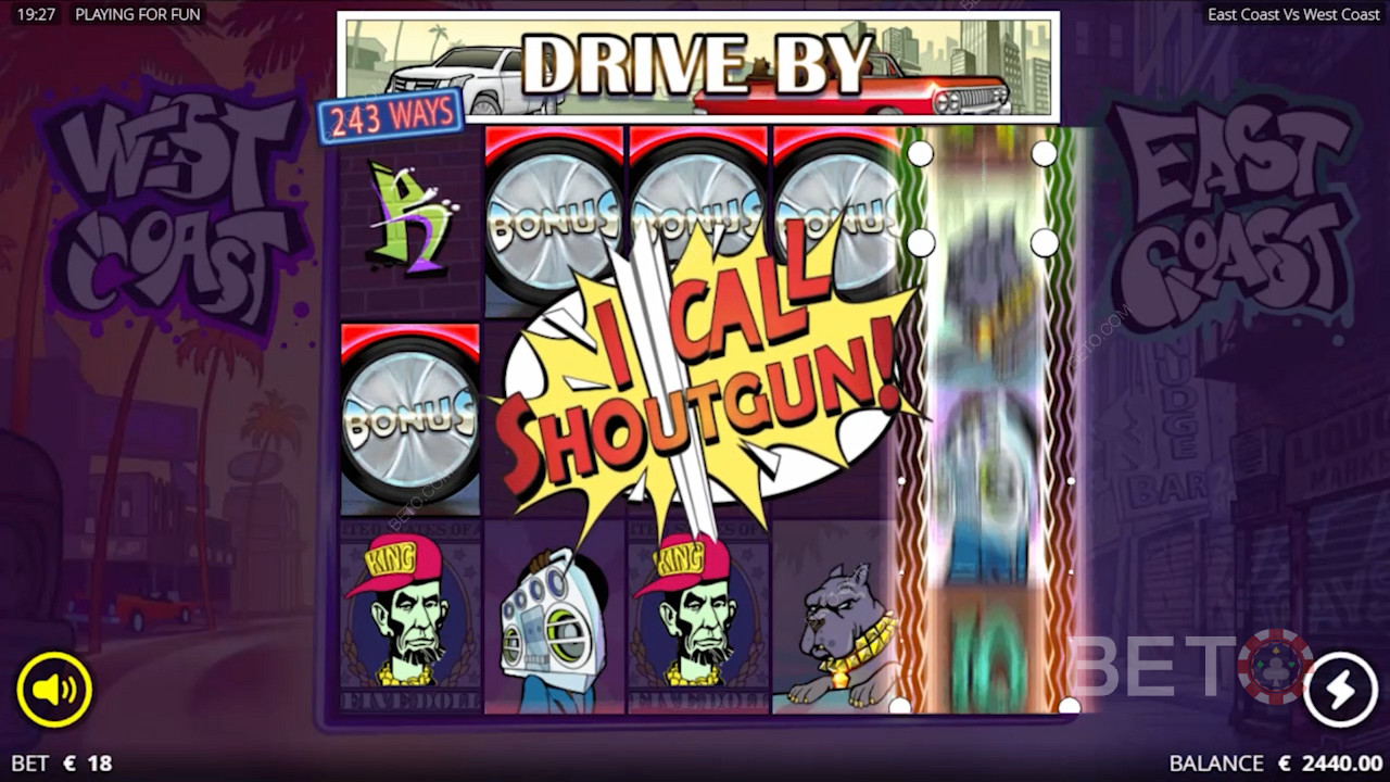 Score 3+ Scatters to kick off Free Spins