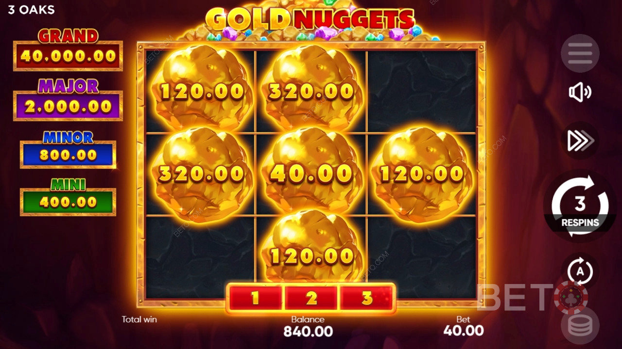 Gold Nuggets Review by BETO Pokies